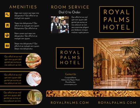 Hotel Brochure Templates .